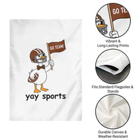 Silly Goose Football Garden Flag Yays Sport - Wonder Print Shop