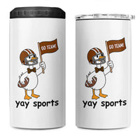 Silly Goose Football 4 in 1 Can Cooler Tumbler Yays Sport - Wonder Print Shop