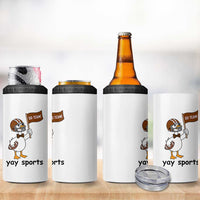 Silly Goose Football 4 in 1 Can Cooler Tumbler Yays Sport - Wonder Print Shop