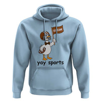 Silly Goose Football Hoodie Yays Sport - Wonder Print Shop