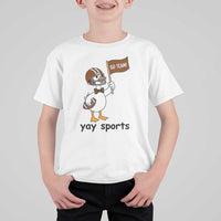 Silly Goose Football T Shirt For Kid Yays Sport - Wonder Print Shop