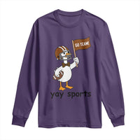 Silly Goose Football Long Sleeve Shirt Yays Sport - Wonder Print Shop