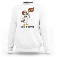 Silly Goose Football Sweatshirt Yays Sport - undefined