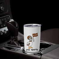 Silly Goose Football Tumbler Cup Yays Sport - Wonder Print Shop