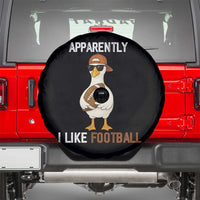Funny Goose Football Spare Tire Cover Apparently I Like Football - Wonder Print Shop
