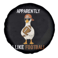 Funny Goose Football Spare Tire Cover Apparently I Like Football - Wonder Print Shop