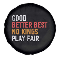 Good Better Best Chicago Pro Football Mantra Spare Tire Cover No Kings Protest Stop Sign - Wonder Print Shop