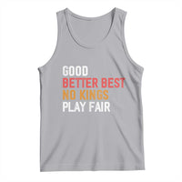 Good Better Best Chicago Pro Football Mantra Tank Top No Kings Protest Stop Sign - Wonder Print Shop
