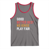Good Better Best Chicago Pro Football Mantra Tank Top No Kings Protest Stop Sign - Wonder Print Shop