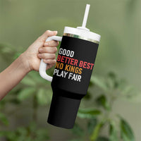 Good Better Best Chicago Pro Football Mantra Tumbler With Handle No Kings Protest Stop Sign - Wonder Print Shop