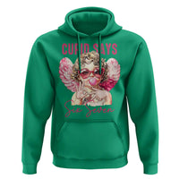 67 Valetines Hoodie Funny Cupid Says Six Seven - Wonder Print Shop