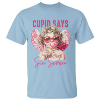 67 Valetines T Shirt Funny Cupid Says Six Seven - Wonder Print Shop