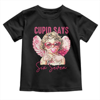 67 Valetines Toddler T Shirt Funny Cupid Says Six Seven - Wonder Print Shop