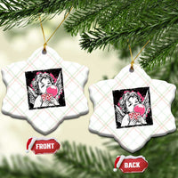Funny 67 Valentines Ceramic Ornament Cupid Playing Cards Six Seven - Wonder Print Shop