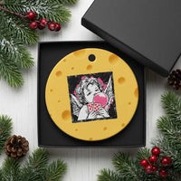 Funny 67 Valentines Ceramic Ornament Cupid Playing Cards Six Seven - Wonder Print Shop
