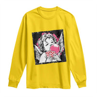 Funny 67 Valentines Long Sleeve Shirt Cupid Playing Cards Six Seven - Wonder Print Shop
