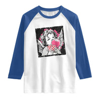 Funny 67 Valentines Raglan Shirt Cupid Playing Cards Six Seven - Wonder Print Shop