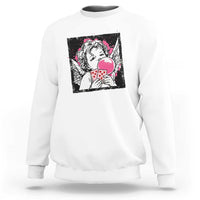 Funny 67 Valentines Sweatshirt Cupid Playing Cards Six Seven - Wonder Print Shop