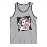Funny 67 Valentines Tank Top Cupid Playing Cards Six Seven - Wonder Print Shop