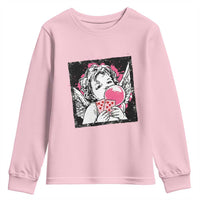 Funny 67 Valentines Youth Sweatshirt Cupid Playing Cards Six Seven - Wonder Print Shop