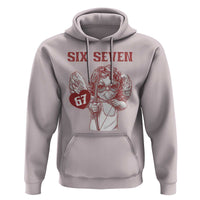 67 Valetines Meme Hoodie Funny Six Seven Valentines Day Heart - Wonder Print Shop