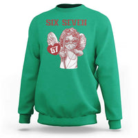 67 Valetines Meme Sweatshirt Funny Six Seven Valentines Day Heart - Wonder Print Shop