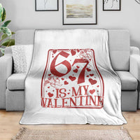 67 Valentines Playing Card Throw Blanket Funny Six Seven Relationship Meme - Wonder Print Shop