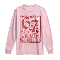 67 Valentines Playing Card Long Sleeve Shirt Funny Six Seven Relationship Meme - Wonder Print Shop