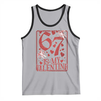 67 Valentines Playing Card Tank Top Funny Six Seven Relationship Meme - Wonder Print Shop