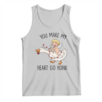 Funny Valentine Goose Tank Top You Make My Heart Go Honk - Wonder Print Shop