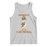 Funny Goose Football Meme Tank Top Apparently I Like Football - Wonder Print Shop