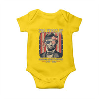 Abraham Lincoln Freedom Retro Baby Onesie 250 Years of Freedom Liberty History