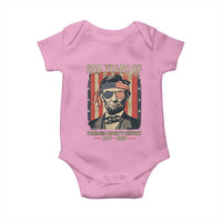 Abraham Lincoln Freedom Retro Baby Onesie 250 Years of Freedom Liberty History