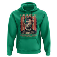 Abraham Lincoln Freedom Retro Hoodie 250 Years of Freedom Liberty History