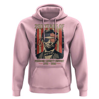 Abraham Lincoln Freedom Retro Hoodie 250 Years of Freedom Liberty History