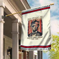 Abraham Lincoln Freedom Retro Garden Flag 250 Years of Freedom Liberty History
