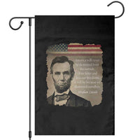 Abraham Lincoln Quote Garden Flag American History Teacher School Presidents Day