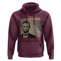 Abraham Lincoln Quote Hoodie American History Teacher School Presidents Day