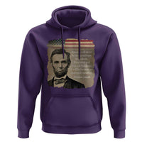 Abraham Lincoln Quote Hoodie American History Teacher School Presidents Day