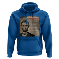 Abraham Lincoln Quote Hoodie American History Teacher School Presidents Day