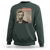 Abraham Lincoln Quote Sweatshirt American History Teacher School Presidents Day