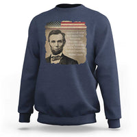 Abraham Lincoln Quote Sweatshirt American History Teacher School Presidents Day