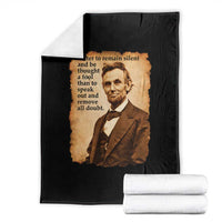 Abraham Lincoln American History Teacher School Throw Blanket