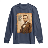 Abraham Lincoln American History Teacher School Long Sleeve Shirt
