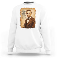 Abraham Lincoln American History Teacher School Sweatshirt