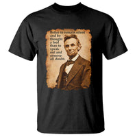 Abraham Lincoln American History Teacher School T Shirt