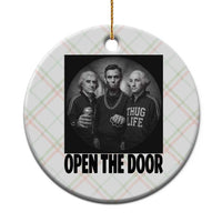 Funny Political American History Ceramic Ornament Abraham Lincoln George Washington and Thomas Jefferson Meme