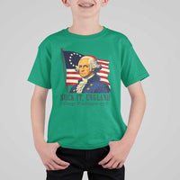 Funny George Washington 1776 T Shirt For Kid 4th July Suck-It England