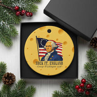 Funny George Washington 1776 Ceramic Ornament 4th July Suck-It England