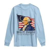 Funny George Washington 1776 Long Sleeve Shirt 4th July Suck-It England